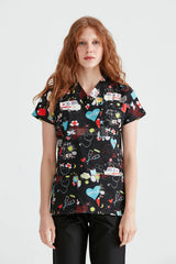 Black Ambulance - Women - Blouse Elastane with Print