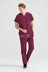 Burgundy - Men - Scrub Set Classic Flex