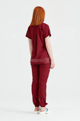 Burgundy - Unisex - Scrub Set Activity