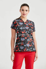 Cardio EKG - Women - Blouse with Print