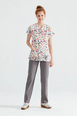 Colorful Butterfly - Women - Blouse Elastane with Print