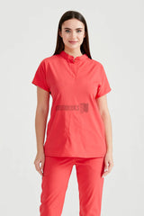 Coral Red - Unisex - Scrub Set Activity