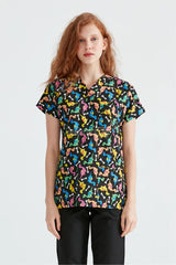 Dinosaur - Women - Blouse with Print