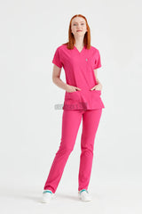 Fuchsia - Women - Scrub Set Classic Flex