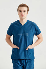 Indigo Blue - Men - Scrub Set Classic Flex