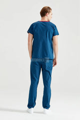 Indigo Blue - Men - Scrub Set Classic Flex