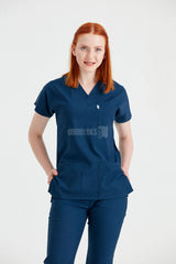 Indigo Blue - Women - Scrub Set Classic Flex