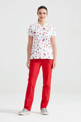 Red Ladybug - Women - Blouse with Print