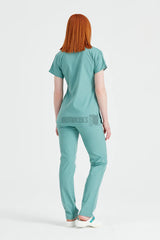 Military Green - Women - Scrub Set Classic Flex