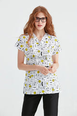 Moustache - Women - Blouse with Print