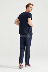 Navy Blue - Men - Scrub Set Classic Flex