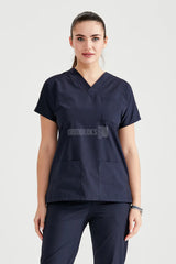 Navy Blue - Women - Scrub Set Classic