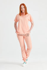 Peach - Unisex - Scrub Set Activity