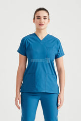 Petrol Blue - Women - Scrub Set Classic Flex