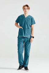 Petrol Green - Men - Scrub Set Classic Flex
