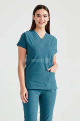 Petrol Green - Women - Scrub Set Classic Flex