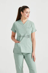Pistaccio Green - Women - Scrub Set Classic Flex