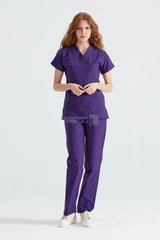 Purple - Women - Scrub Set Classic