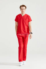 Red - Men - Scrub Set Classic Flex