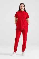 Red - Unisex - Scrub Set Activity