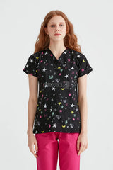 Stars - Women - Blouse Elastane with Print