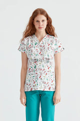 Syringe - Women - Blouse Elastane with Print