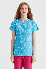 Teeth Blue - Women - Blouse with Print