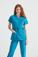 Turquoise - Women - Scrub Set Classic Flex
