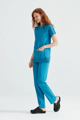Turquoise - Women - Scrub Set Classic Flex