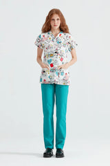 White Ambulance - Women - Blouse Elastane with Print