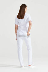 White - Women - Scrub Set Classic Flex