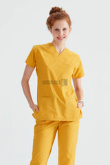 Yellow - Women - Scrub Set Classic