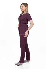 Garnet - Women - Belted Scrub Set Elastane