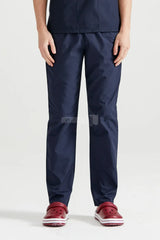 Navy Blue - Men - Trousers Classic