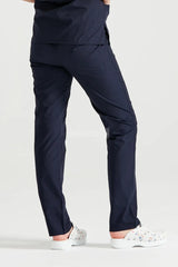 Navy Blue - Women - Trousers Classic