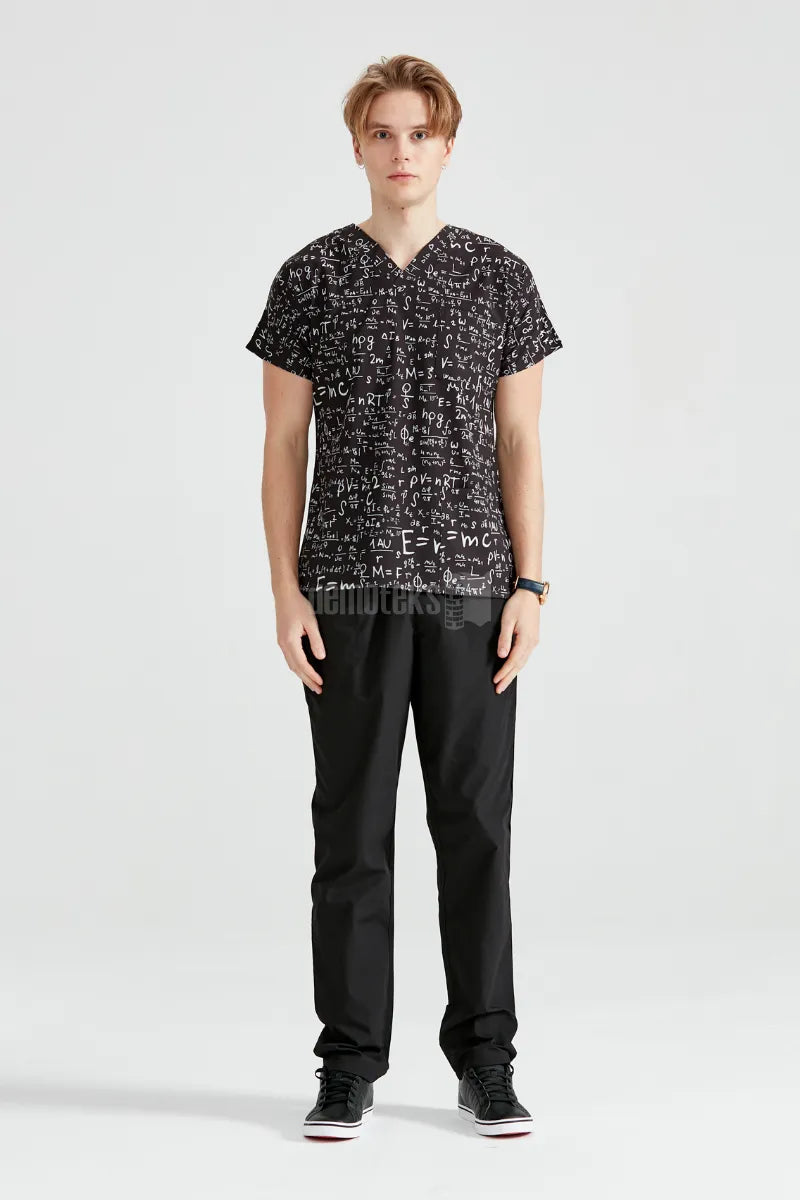 Maths  - Men - Blouse Elastane with Print